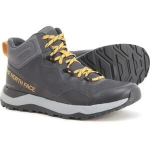 North Face Activist Hiking Boots Mens 10.5 Grey Yellow Waterproof Futurelight
